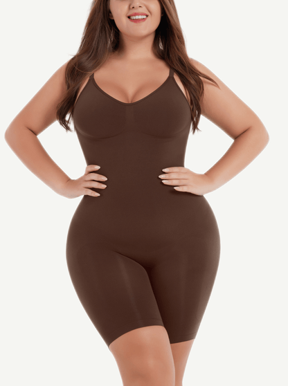 Seamless Covered Open-Back Boxer With Covered Chest