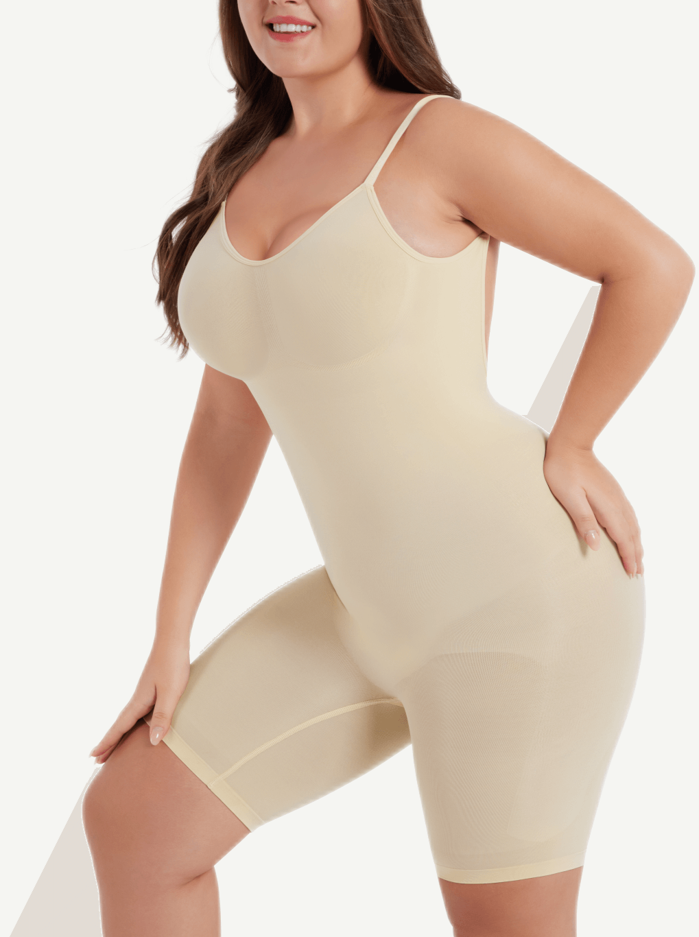 Seamless Covered Open-Back Boxer With Covered Chest