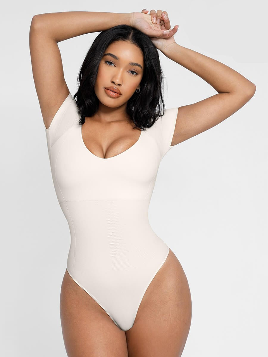 Eco-friendly Seamless Super Strong Chest Support Shapewear Bodysuit