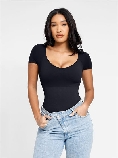 Eco-friendly Seamless Super Strong Chest Support Shapewear Bodysuit