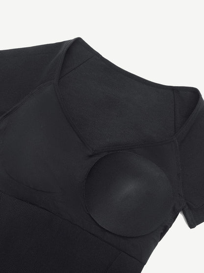 Eco-friendly Seamless Super Strong Chest Support Shapewear Bodysuit