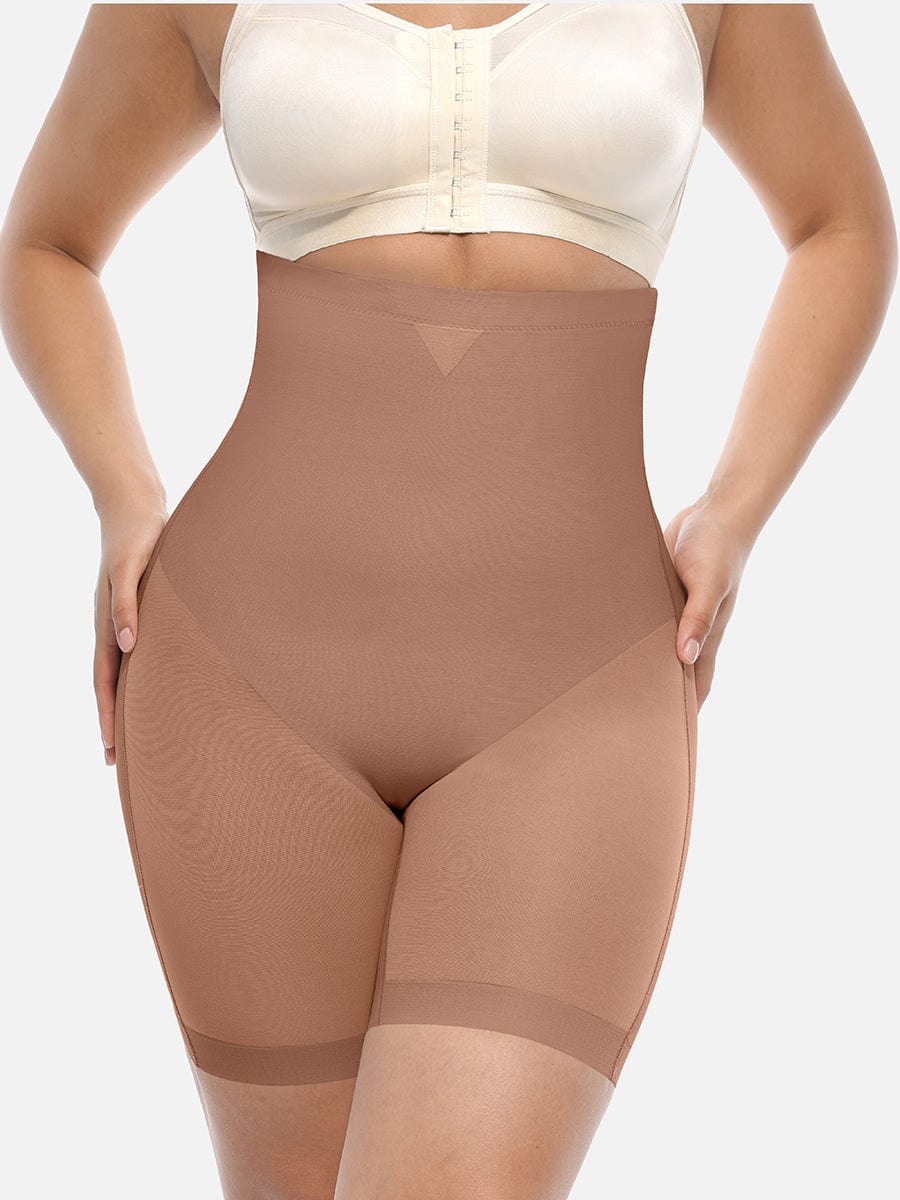 High-Waisted Butt Lift & Slimming Mid-Thigh Shaper Shorts