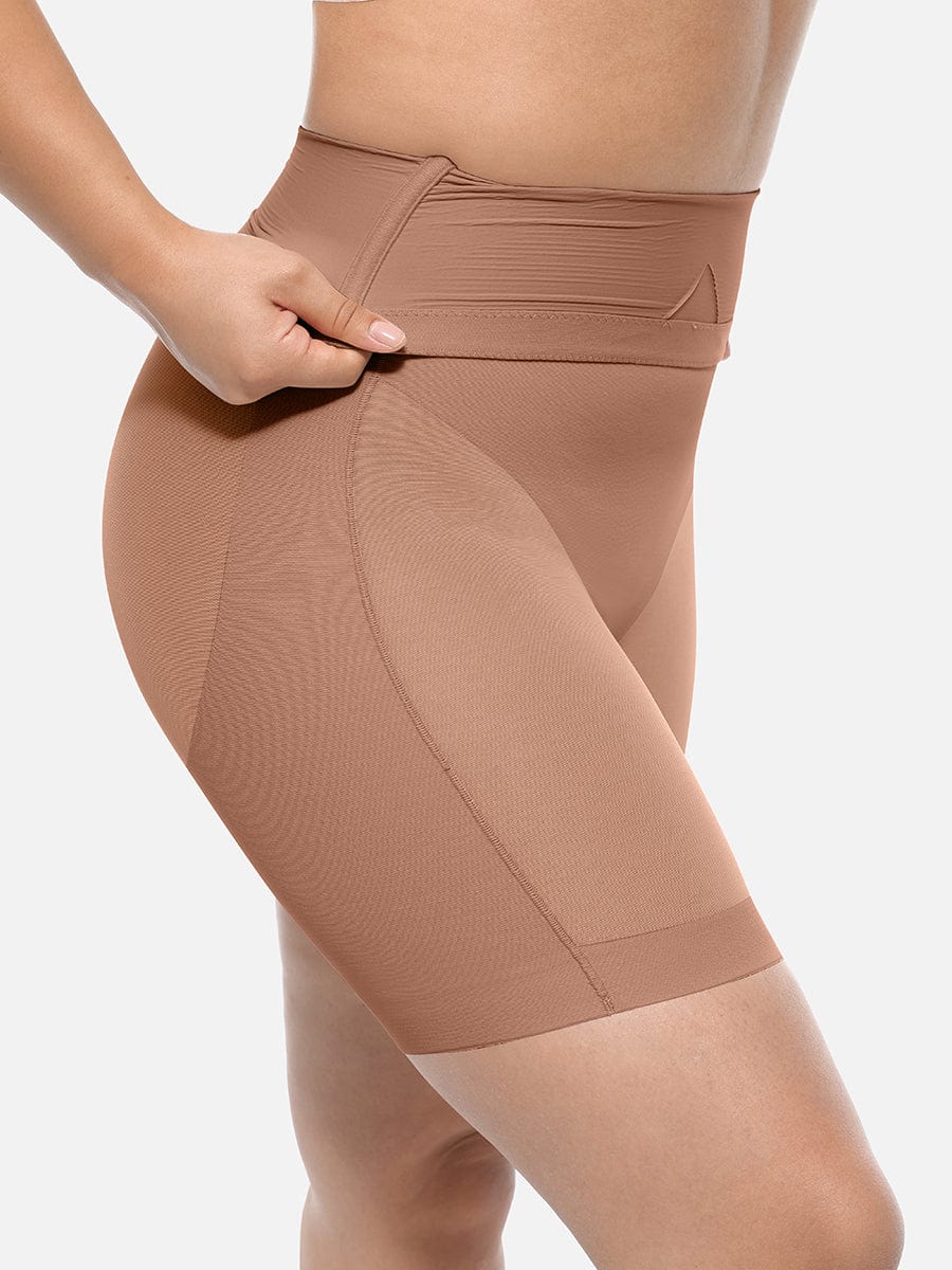 High-Waisted Butt Lift & Slimming Mid-Thigh Shaper Shorts
