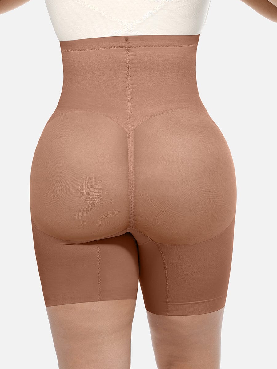 High-Waisted Butt Lift & Slimming Mid-Thigh Shaper Shorts