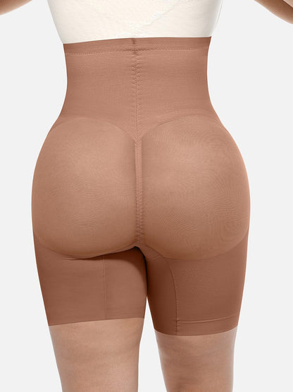 High-Waisted Butt Lift & Slimming Mid-Thigh Shaper Shorts