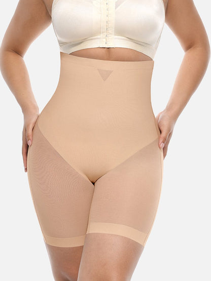 High-Waisted Butt Lift & Slimming Mid-Thigh Shaper Shorts