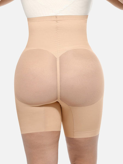 High-Waisted Butt Lift & Slimming Mid-Thigh Shaper Shorts