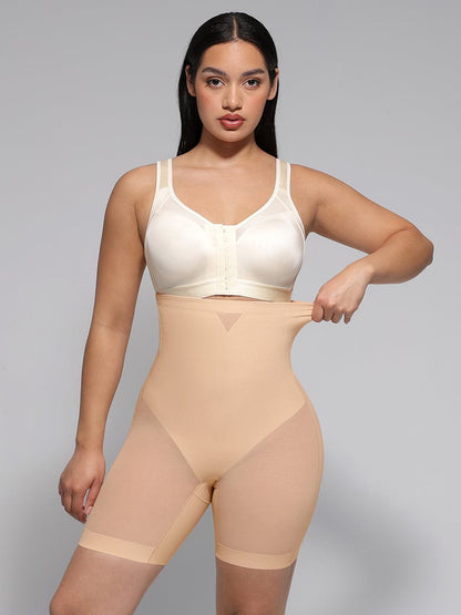 High-Waisted Butt Lift & Slimming Mid-Thigh Shaper Shorts
