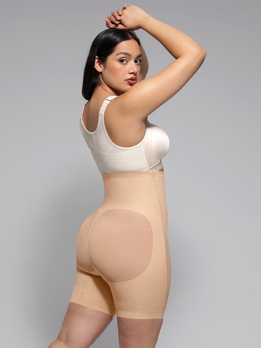 High-Waisted Butt Lift & Slimming Mid-Thigh Shaper Shorts