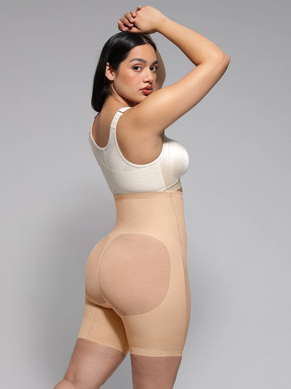 High-Waisted Butt Lift & Slimming Mid-Thigh Shaper Shorts