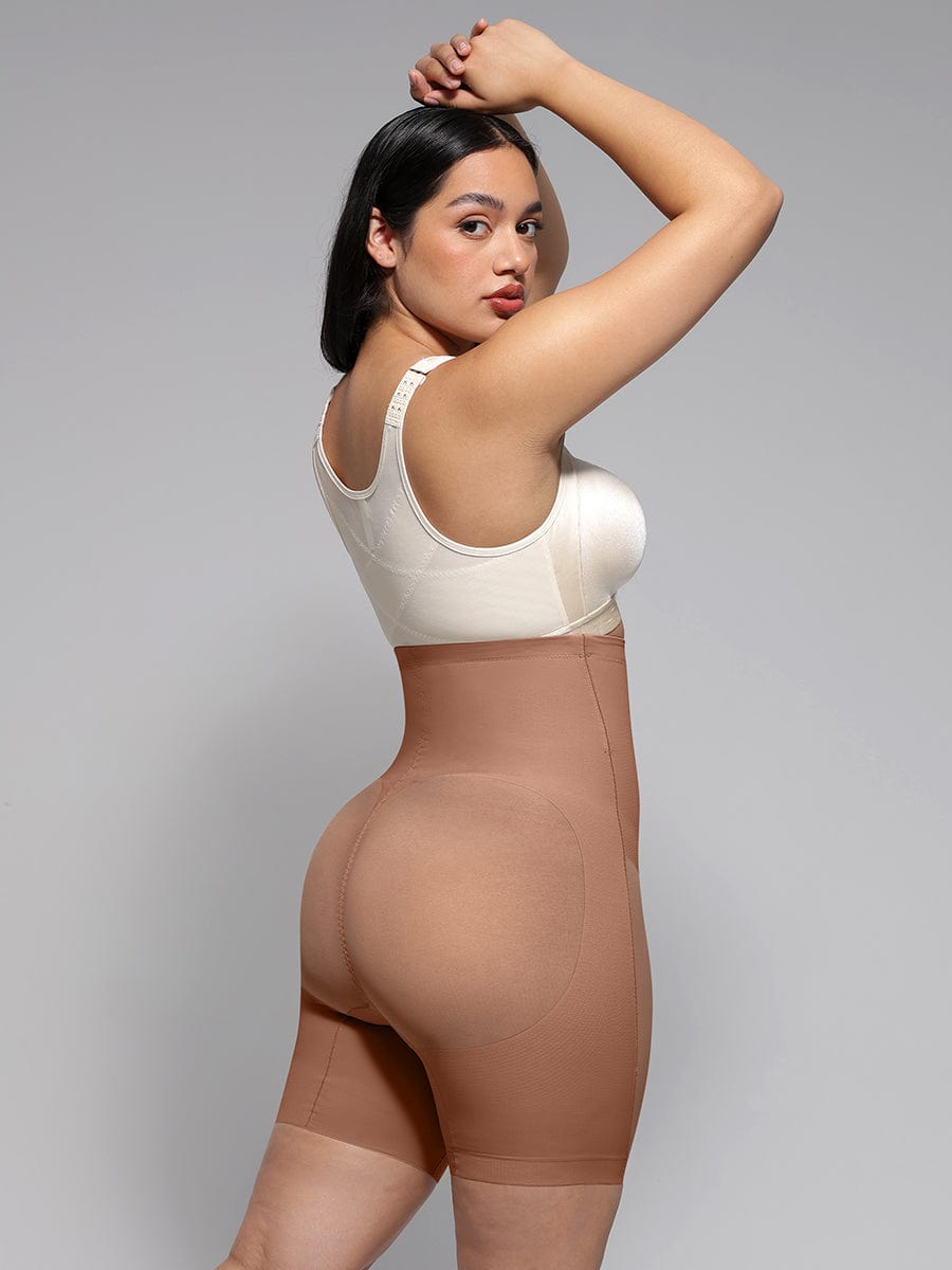 High-Waisted Butt Lift & Slimming Mid-Thigh Shaper Shorts