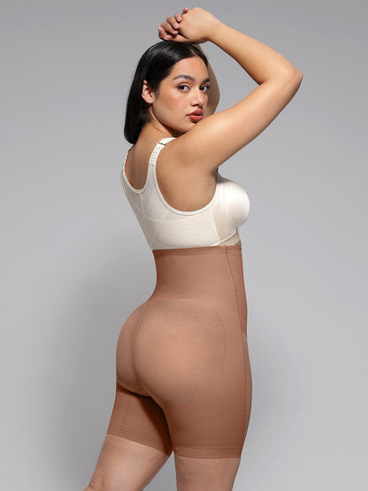 High-Waisted Butt Lift & Slimming Mid-Thigh Shaper Shorts
