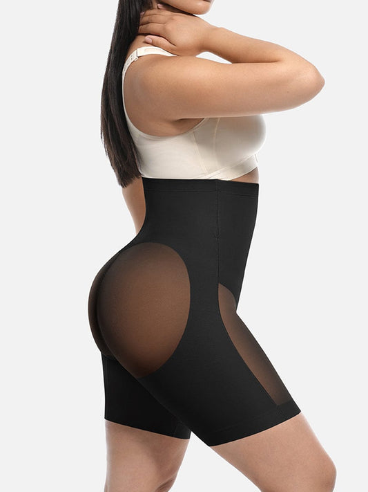 High-Waisted Butt Lift & Slimming Mid-Thigh Shaper Shorts
