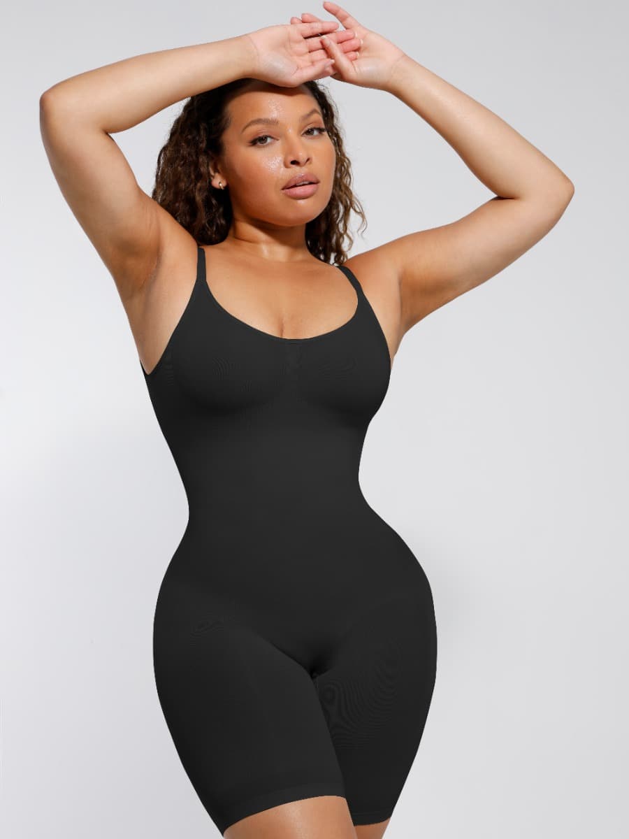 Seamless Covered Open-Back Boxer With Covered Chest