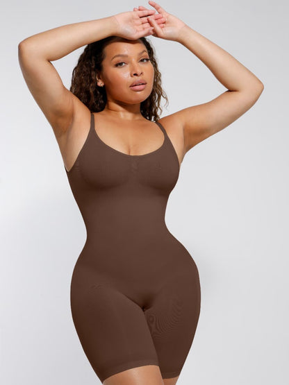 Seamless Covered Open-Back Boxer With Covered Chest