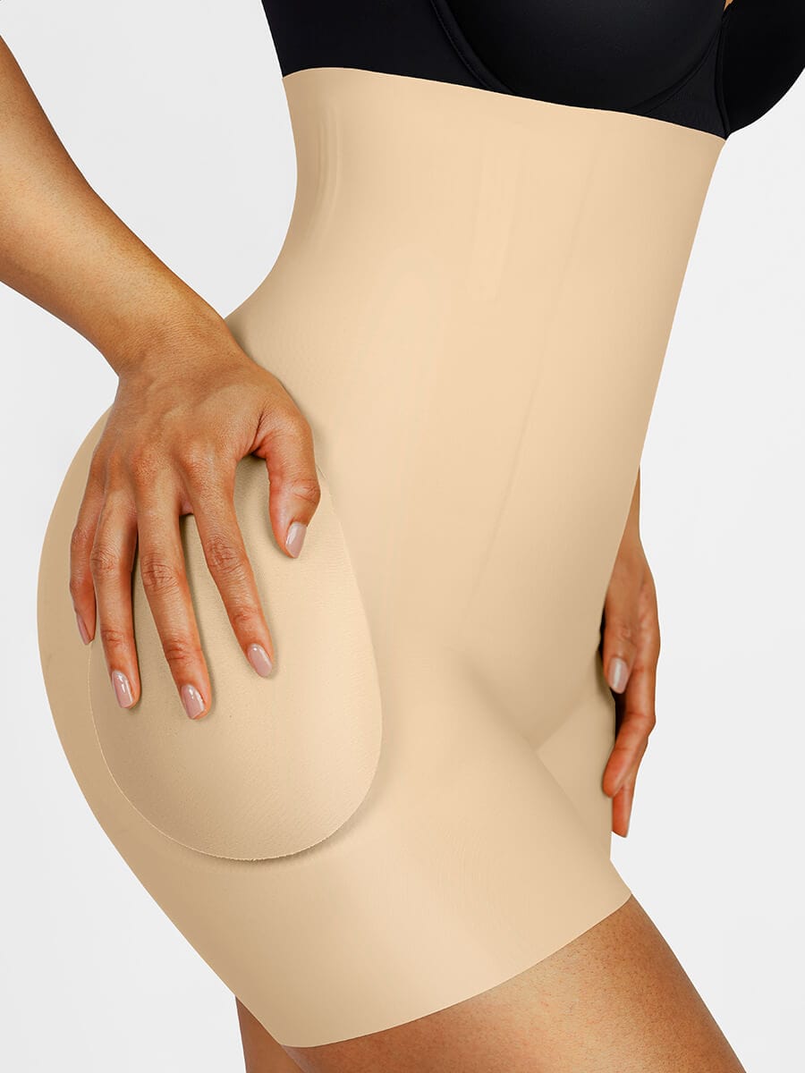 High Waisted Air Slim Butt Lifter with Removable Hip Pads