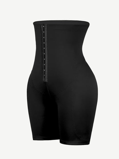 High-Waist Tummy Control Shapewear with 2 Removable Hip Pads