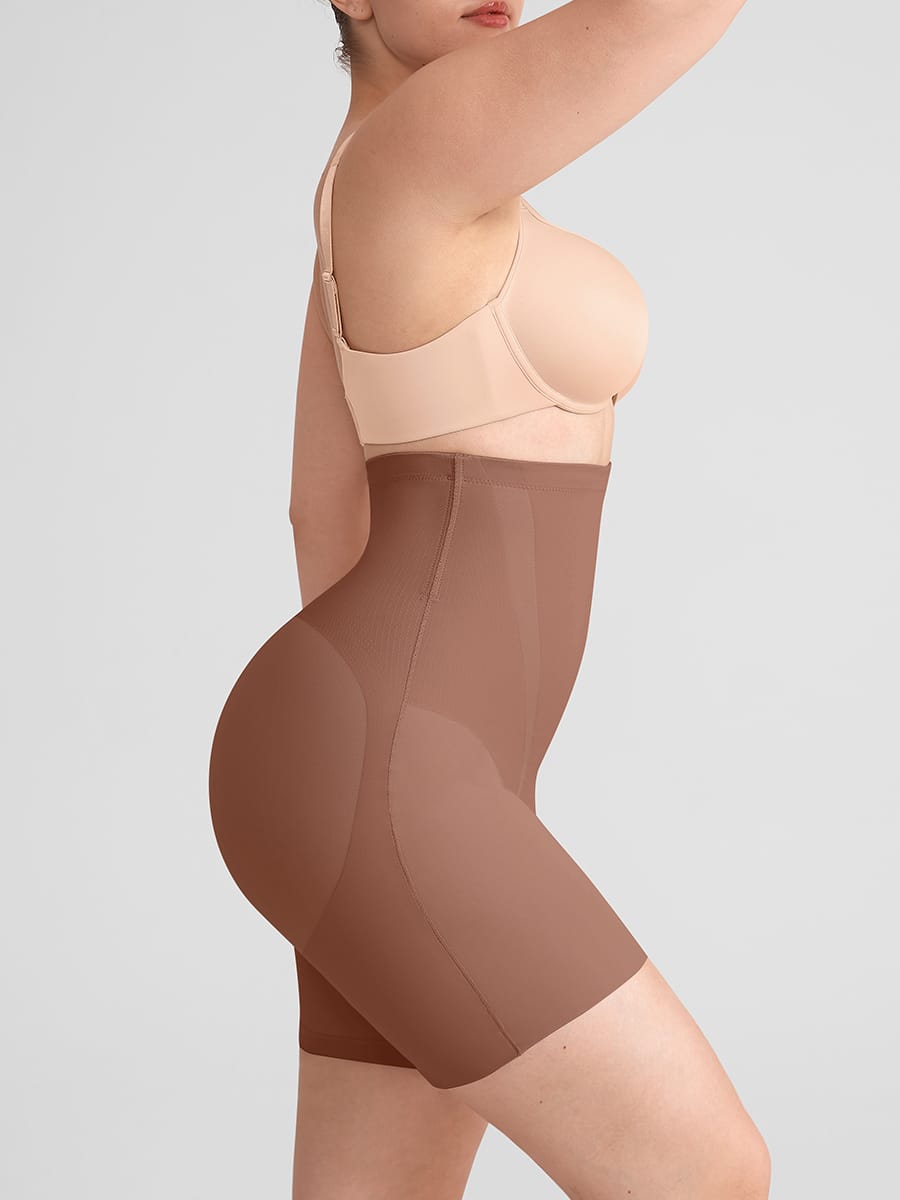 Traceless Shapewear Shorts Tummy Control Butt Lifter Thigh Slimming
