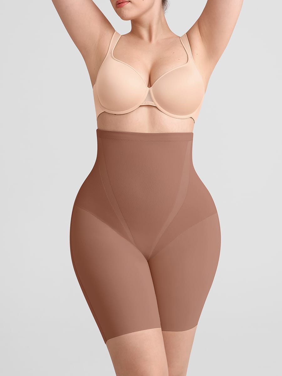 Traceless Shapewear Shorts Tummy Control Butt Lifter Thigh Slimming